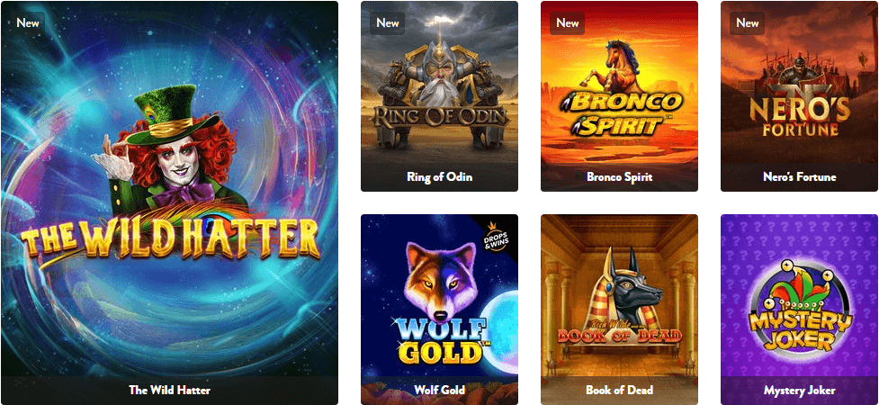 Dunder casino games