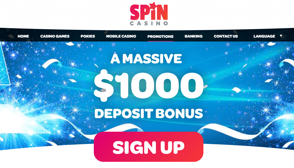 Special promotions of Spin Casino NZ – April 2020