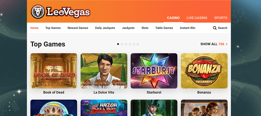 Games To Enjoy On LeoVegas Online Casino