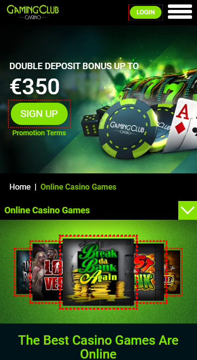 gaming club juegos de casino online